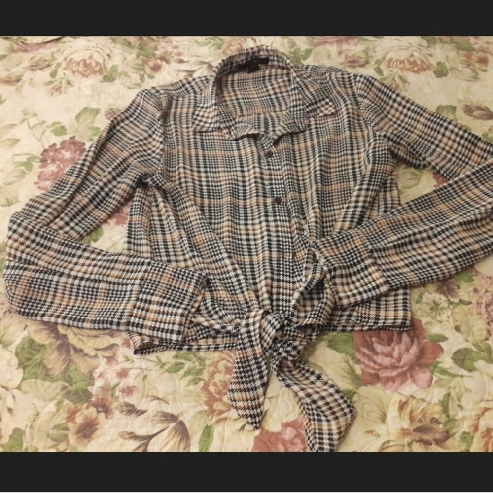 F21 long sleeve blouse